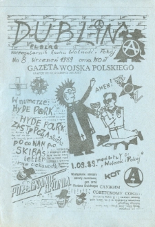 1989-09, Dublin Nieregularnik Ruchu Wolność i Pok&oacute;j, Nr 8 (2) 1989 [wydanie powielaczowe]