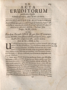 Acta Eruditorum […] Calendis Septembris, Anno M DC LXXXII, N.IX