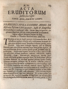 Acta Eruditorum […] Calendis Aprilis, Anno M DC LXXXVII, N.IV
