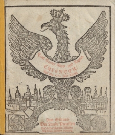 Neuer und Alter Kunst- und Tugend- Calender auff das 1719. Jahr Chirsti. Worinnen gantz gewisse Dinge, von dem Lauff der Sonnen, Monds, und dessen Vierteln vorher gesagt; auch ungewisse von der zukünfftigen Witter- und Veränderung der [...]