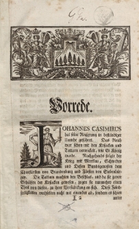 Geschichte der preussischen Lande koeniglich-polnischen Antheils unter der Regierung Johannis Casimiri aus geschriebenen Nachrichten zusammen getragen und mit gehoerigen Urkunden versehen.