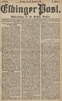 Elbinger Post, Nr.290 Sonntag 10 Dezember 1876, 3 Jh