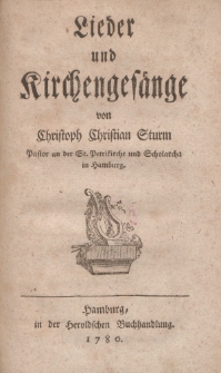 Lieder und Kirschengesänge von Christoph Christian Sturm […]