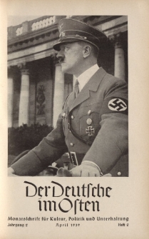 Der Deutsche im Osten. Monatschrift für Kultur, Politik und Unterhaltung, Jahrgang 2, Heft 2