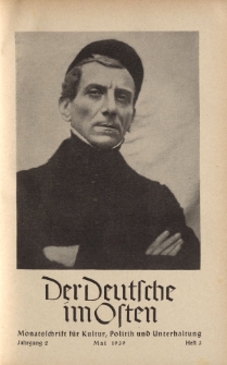 Der Deutsche im Osten. Monatschrift für Kultur, Politik und Unterhaltung, Jahrgang 2, Heft 3