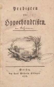 Predigten für Hypochondristen
