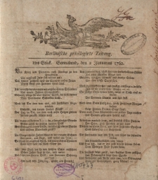 Berlinische privilegirte Zeitung. 1762