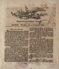 Berlinische privilegirte Zeitung. 1763