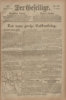 Der Gesellige, Nr. 239, Dienstag, 12. Oktober 1915