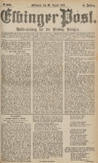 Elbinger Post, Nr.202 Mittwoch 30 August 1876, 3 Jh