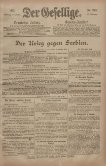 Der Gesellige, Nr. 240, Mittwoch, 13. Oktober 1915