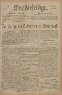 Der Gesellige, Nr. 244, Sonntag, 17. Oktober 1915