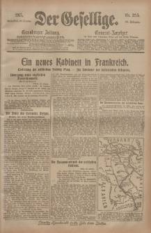 Der Gesellige, Nr. 255, Sonnabend, 30. Oktober 1915