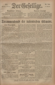 Der Gesellige, Nr. 258, Mittwoch, 3. November 1915