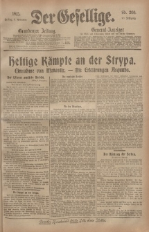 Der Gesellige, Nr. 260, Freitag, 5. November 1915