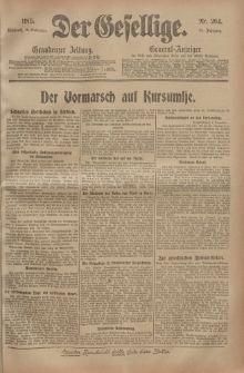 Der Gesellige, Nr. 264, Mittwoch, 10. November 1915
