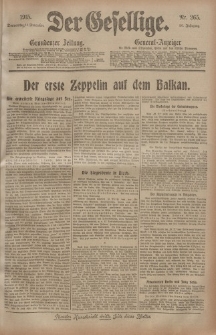 Der Gesellige, Nr. 265, Donnerstag, 11. November 1915