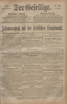 Der Gesellige, Nr. 266, Freitag, 12. November 1915