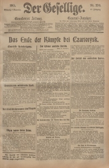 Der Gesellige, Nr. 270, Mittwoch, 17. November 1915