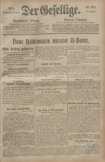 Der Gesellige, Nr. 272, Sonnabend, 20. November 1915