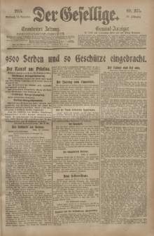Der Gesellige, Nr. 275, Mittwoch, 24. November 1915