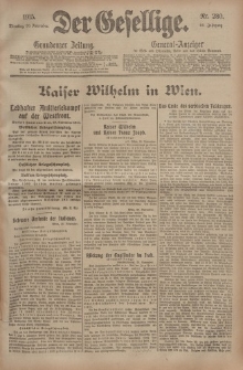 Der Gesellige, Nr. 280, Dienstag, 30. November 1915