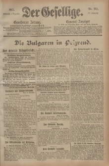 Der Gesellige, Nr. 281, Mittwoch, 1. Dezember 1915