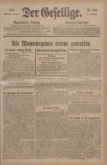 Der Gesellige, Nr. 293, Mittwoch, 15. Dezember 1915