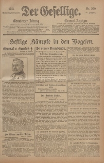 Der Gesellige, Nr. 300, Donnerstag, 23. Dezember 1915