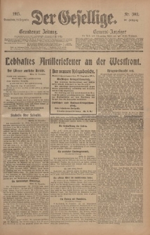 Der Gesellige, Nr. 302, Sonnabend, 25. Dezember 1915
