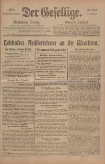 Der Gesellige, Nr. 302, Sonnabend, 25. Dezember 1915
