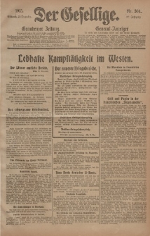 Der Gesellige, Nr. 304, Mittwoch, 29. Dezember 1915