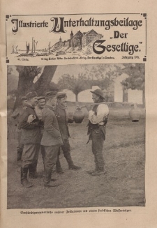 Illustrierte Unterhaltungsbeilage "Der Gesellige", 45. Woche, Jahrgang 1915