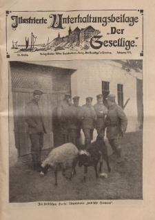 Illustrierte Unterhaltungsbeilage "Der Gesellige", 48. Woche, Jahrgang 1915
