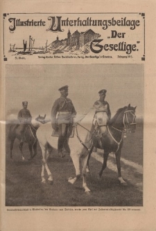 Illustrierte Unterhaltungsbeilage "Der Gesellige", 51. Woche, Jahrgang 1915