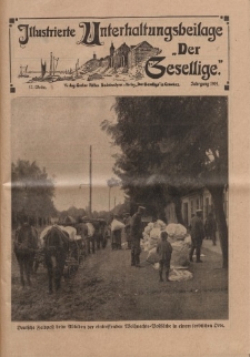 Illustrierte Unterhaltungsbeilage "Der Gesellige", 52. Woche, Jahrgang 1915