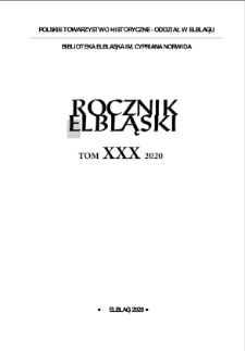 Rocznik Elbląski, T. 30