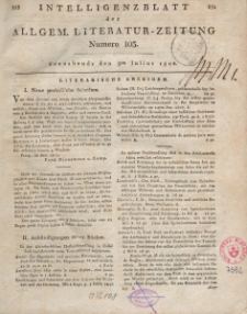 Intelligenzblatt der Allgemeinen Literatur-Zeitung vom Jahre 1802. Numero 103-242.