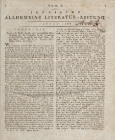 Jenaische Allgemeine Literatur-Zeitung. Januar - April 1829.