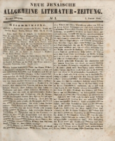 Neue Jenaische Allgemeine Literatur-Zeitung. Januar - Juni 1843.