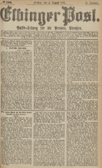 Elbinger Post, Nr.180 Freitag 4 August 1876, 3 Jh