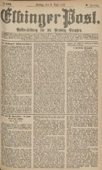 Elbinger Post, Nr.132 Freitag 9 Juni 1876, 3 Jh