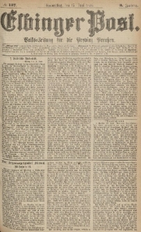 Elbinger Post, Nr.137 Donnerstag 15 Juni 1876, 3 Jh