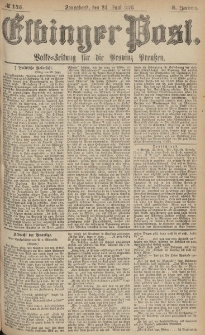 Elbinger Post, Nr.145 Sonnabend 24 Juni 1876, 3 Jh