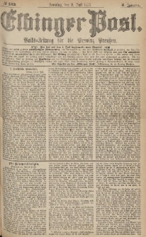 Elbinger Post, Nr.152 Sonntag 2 Juli 1876, 3 Jh