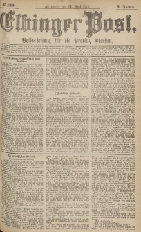 Elbinger Post, Nr.120 Mittwoch 24 Mai 1876, 3 Jh
