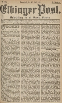 Elbinger Post, Nr.122 Sonnabend 27 Mai 1876, 3 Jh