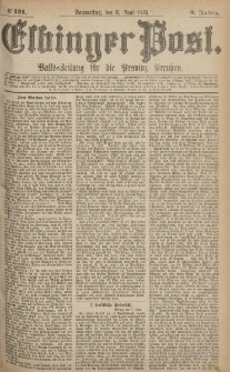 Elbinger Post, Nr.131 Donnerstag 8 Juni 1876, 3 Jh