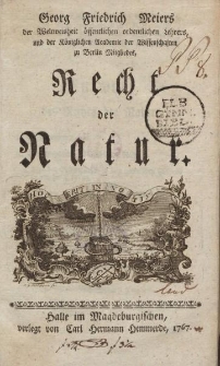 Recht der Natur