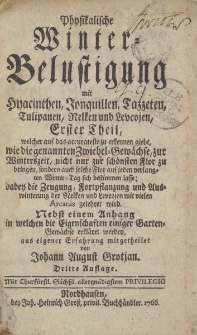 Physikalische Winter-Belustigung […]